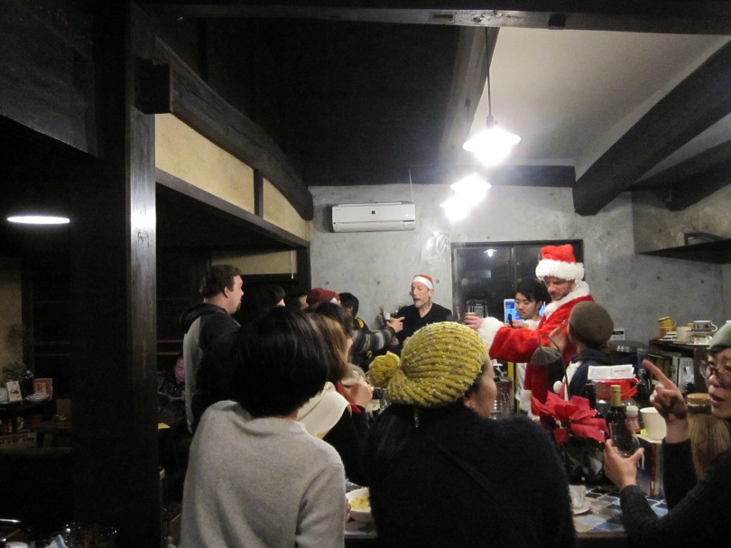christmas party at Mukaimachi
